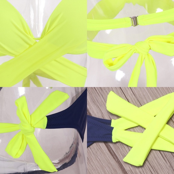 🔥HP🔥 Two Piece Swim Suit Push Up Criss Cross - Picture 6 of 8